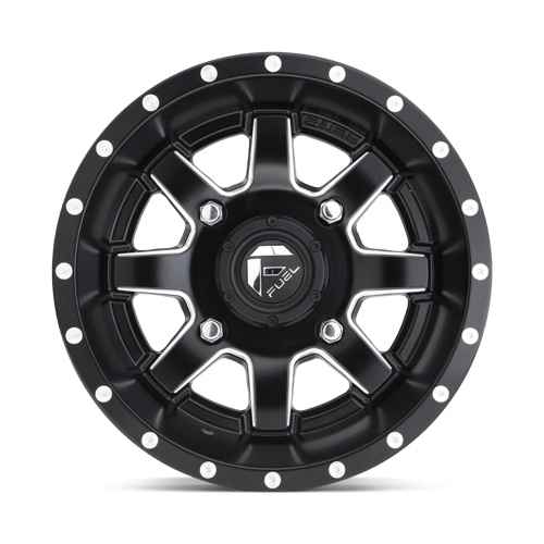Fuel Utv D538 Maverick Utv 15X10 +0 Matte Black Milled