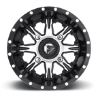 Fuel Utv D541 Nutz Utv 14X7 +13 Matte Black Machined