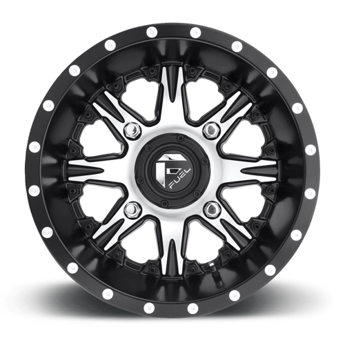 Fuel Utv D541 Nutz Utv 14X7 +13 Matte Black Machined