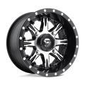 Fuel Utv D541 Nutz Utv 14X7 +13 Matte Black Machined