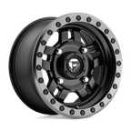 Fuel Utv D557 Anza Utv 14X7 +13 Matte Black Gun Metal Ring