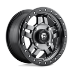 Fuel Utv D557 Anza Utv 14X7 +13 Matte Gunmetal Black Bead Ring