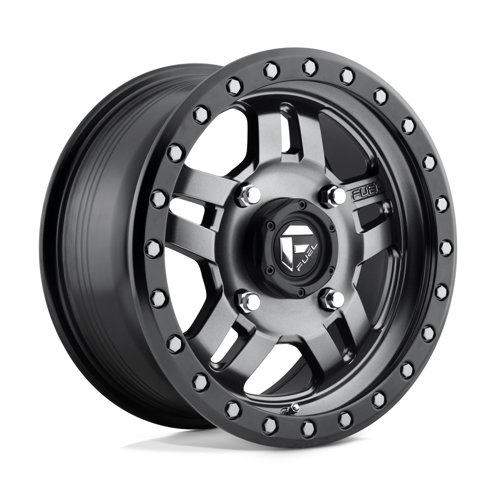 Fuel Utv D557 Anza Utv 14X7 +13 Matte Gunmetal Black Bead Ring