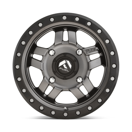 Fuel Utv D557 Anza Utv 14X7 +13 Matte Gunmetal Black Bead Ring