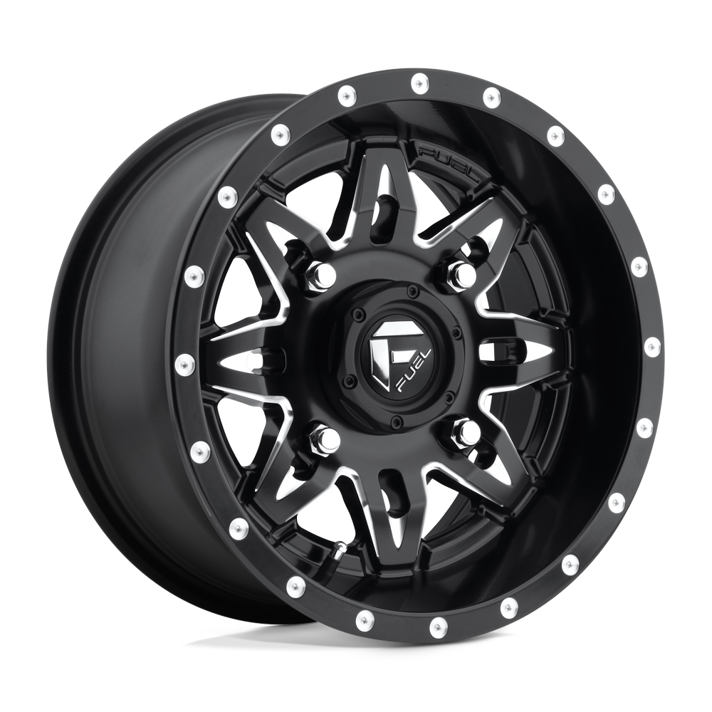 Fuel Utv D567 Lethal Utv 15X7 +13 Matte Black Milled
