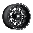 Fuel Utv D567 Lethal Utv 14X7 +13 Matte Black Milled