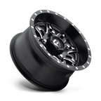 Fuel Utv D567 Lethal Utv 15X7 +13 Matte Black Milled