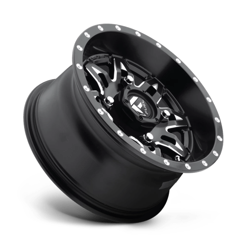 Fuel Utv D567 Lethal Utv 15X7 +13 Matte Black Milled