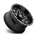 Fuel Utv D567 Lethal Utv 14X7 +13 Matte Black Milled