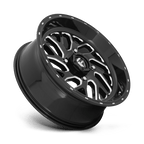 Fuel Utv D581 Triton Utv 18X7 +13 Gloss Black Milled