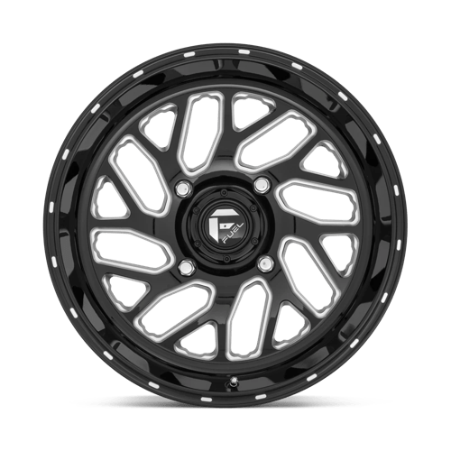 Fuel Utv D581 Triton Utv 18X7 +13 Gloss Black Milled