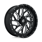 Fuel Utv D581 Triton Utv 20X7 +13 Gloss Black Milled