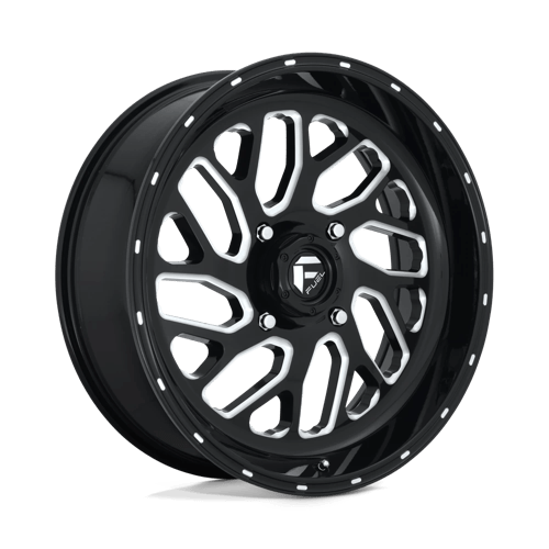 Fuel Utv D581 Triton Utv 20X7 +13 Gloss Black Milled