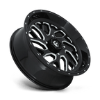 Fuel Utv D581 Triton Utv 20X7 +13 Gloss Black Milled