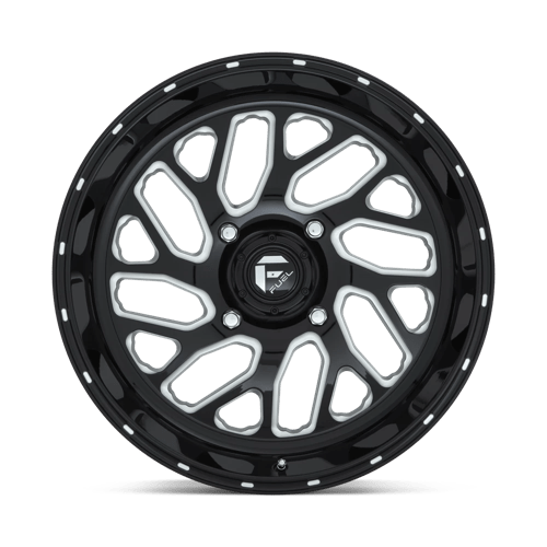 Fuel Utv D581 Triton Utv 20X7 +13 Gloss Black Milled