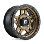 Fuel Utv D583 Anza Utv 14X7 +13 Matte Bronze Black Bead Ring