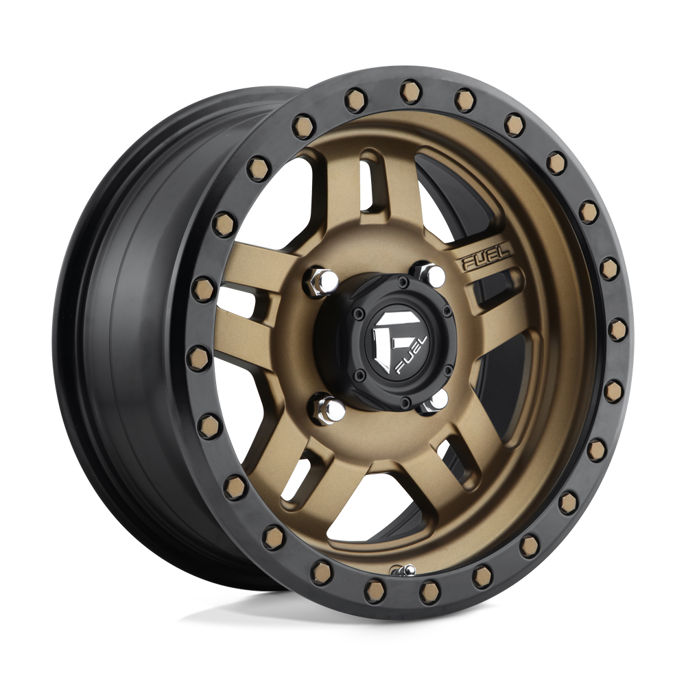 Fuel Utv D583 Anza Utv 14X7 +13 Matte Bronze Black Bead Ring