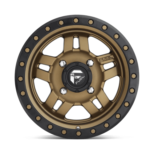 Fuel Utv D583 Anza Utv 14X7 +13 Matte Bronze Black Bead Ring