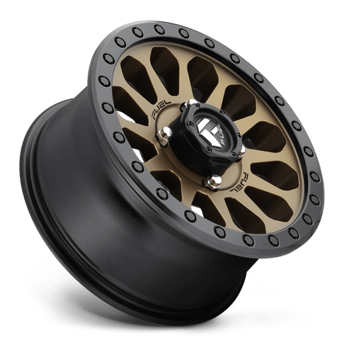 Fuel Utv D600 Vector Utv 15X7 +38 Matte Bronze Black Bead Ring