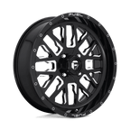 Fuel Utv D611 Stroke Utv 20X7 +13 Gloss Black Milled