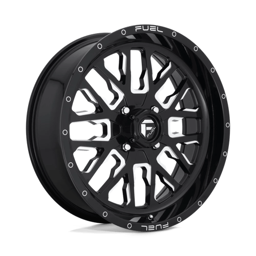 Fuel Utv D611 Stroke Utv 20X7 +13 Gloss Black Milled
