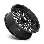 Fuel Utv D611 Stroke Utv 20X7 +13 Gloss Black Milled