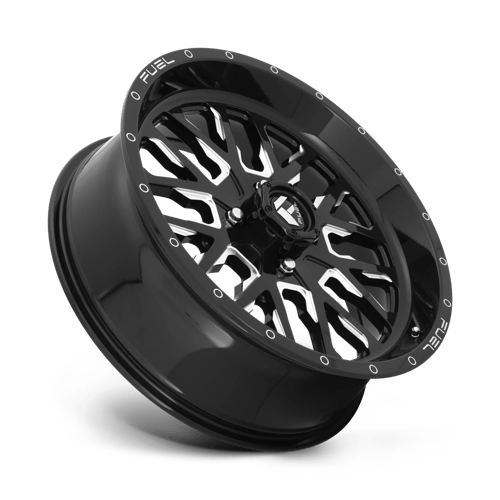 Fuel Utv D611 Stroke Utv 20X7 +13 Gloss Black Milled