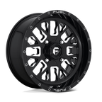 Fuel Utv D611 Stroke Utv 22X7 +13 Gloss Black Milled