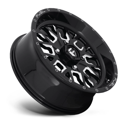 Fuel Utv D611 Stroke Utv 18X7 +13 Gloss Black Milled