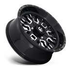 Fuel Utv D611 Stroke Utv 22X7 +13 Gloss Black Milled