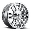 Fuel 1Pc D631 Sledge 20X10 -18 Chrome Plated