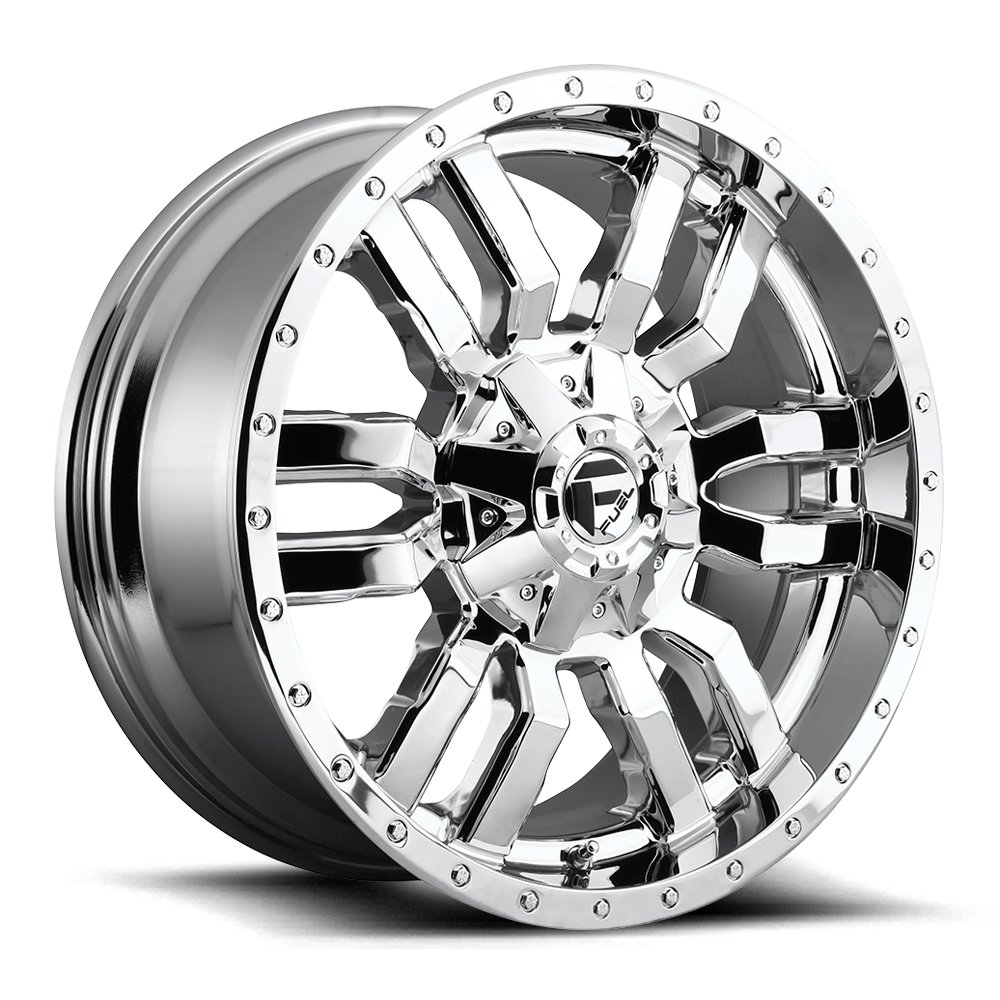 Fuel 1Pc D631 Sledge 20X9 +1 Chrome