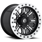 Fuel Utv D910 Hardline Utv Beadlock 15X7 +38 Gloss Black Milled