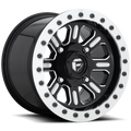 Fuel Utv D910 Hardline Utv Beadlock 15X10 +25 Gloss Black Milled