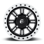 Fuel Utv D910 Hardline Utv Beadlock 15X7 +38 Gloss Black Milled