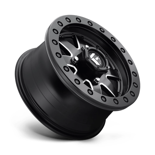 Fuel Utv D938 Maverick Utv Beadlock 15X7 +13 Matte Black Milled