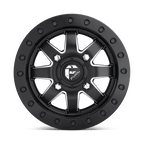 Fuel Utv D938 Maverick Utv Beadlock 14X7 +38 Matte Black Milled