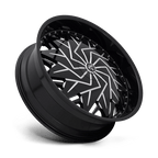 Dub 1Pc S231 Dazr 26X10 +5 Gloss Black Milled