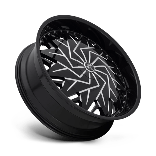Dub 1Pc S231 Dazr 26X10 +5 Gloss Black Milled
