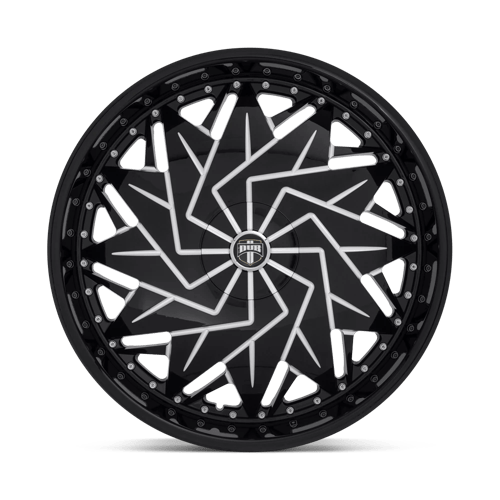 Dub 1Pc S231 Dazr 26X10 +5 Gloss Black Milled