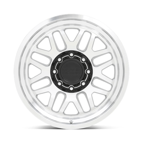 Black Rhino Hard Alloys Delta 20X9.5 -18 Gloss Silver W Mirror Face&Lip