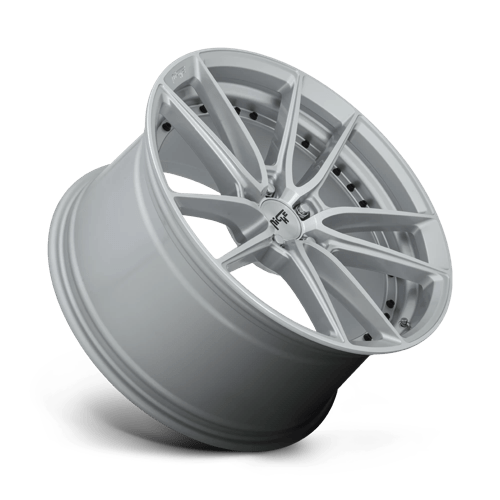 Niche 1Pc M221 Dfs 22X10.5 +20 Gloss Silver Machined