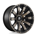 Fuel 1Pc D636 Diesel 20X9 +1 Matte Black Double Dark Tint