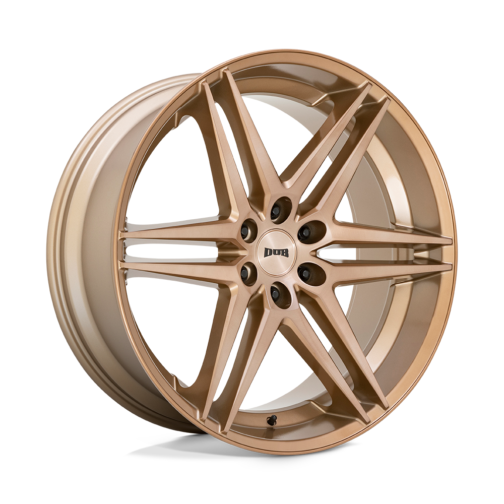 Dub 1Pc S266 Dirty Dog 24X10 +30 Platinum Bronze