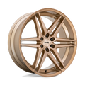 Dub 1Pc S266 Dirty Dog 26X10 +25 Platinum Bronze