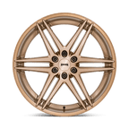 Dub 1Pc S266 Dirty Dog 24X10 +25 Platinum Bronze