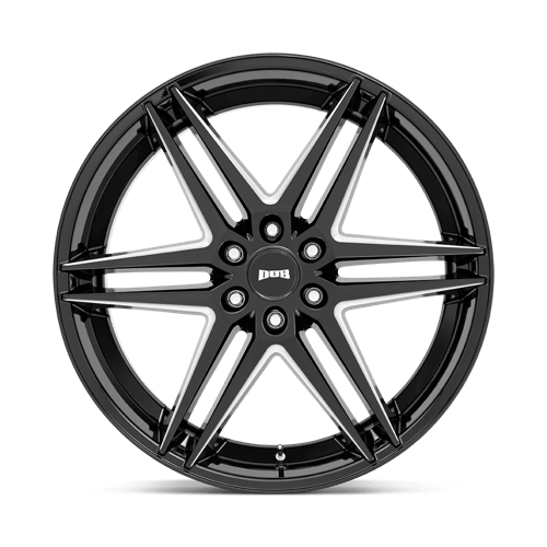 Dub 1Pc S267 Dirty Dog 24X10 +30 Glossy Black Milled