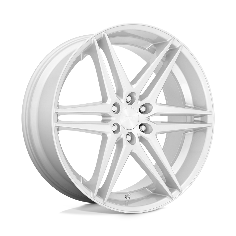Dub 1Pc S270 Dirty Dog 24X10 +25 Silver W/ Brushed Face