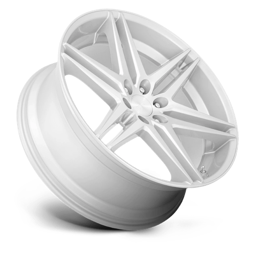 Dub 1Pc S270 Dirty Dog 24X10 +25 Silver W/ Brushed Face