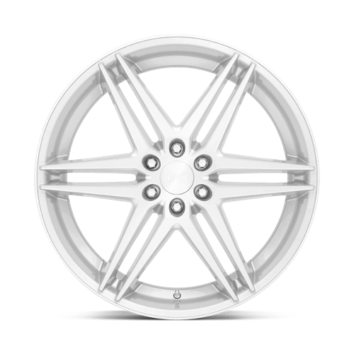 Dub 1Pc S270 Dirty Dog 24X10 +25 Silver W/ Brushed Face
